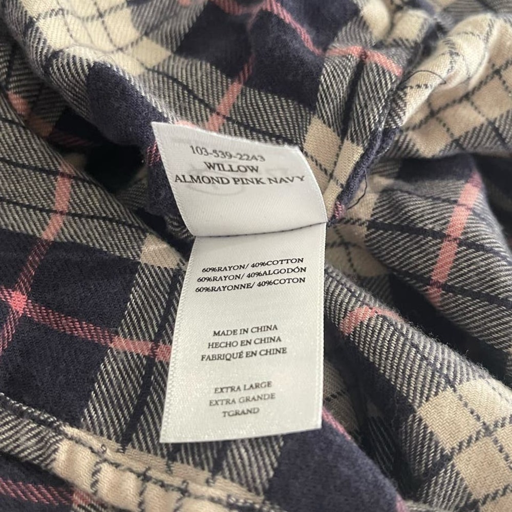 Rails Willow Ruffle Sleeve Flannel Button-Up Shirt - image 8